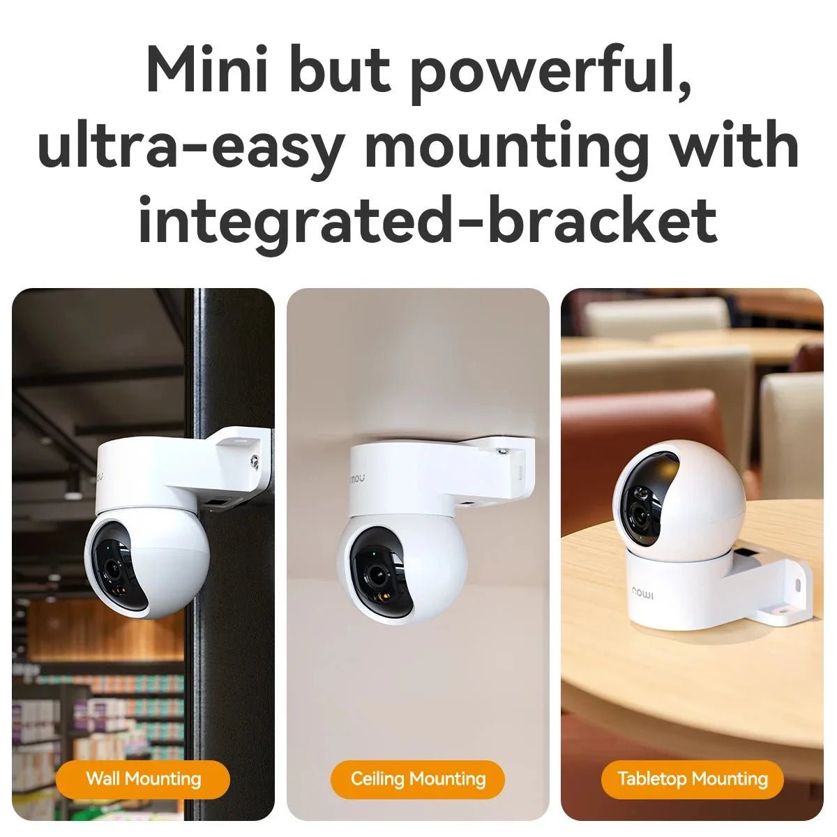 360 Coverage Smart Indoor Camera At Home - Enovarah