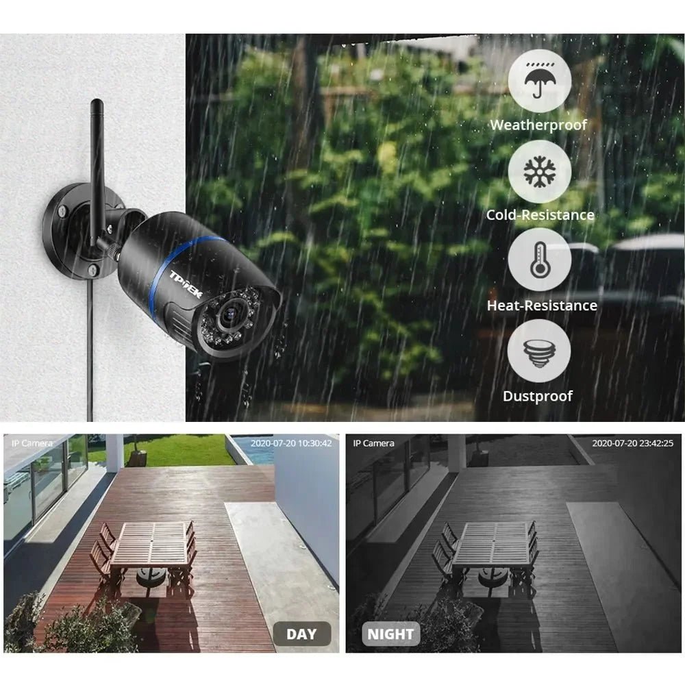 4MP Outdoor Security Camera for Home Weatherproof - Enovarah