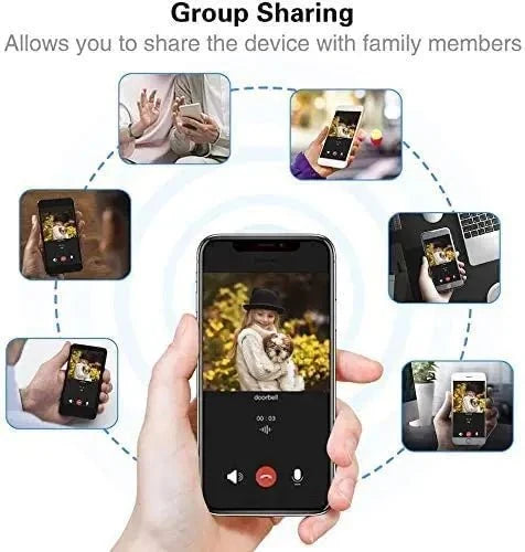 HD Video Doorbell WiFi Night Vision With Motion Alerts - stepyours.com