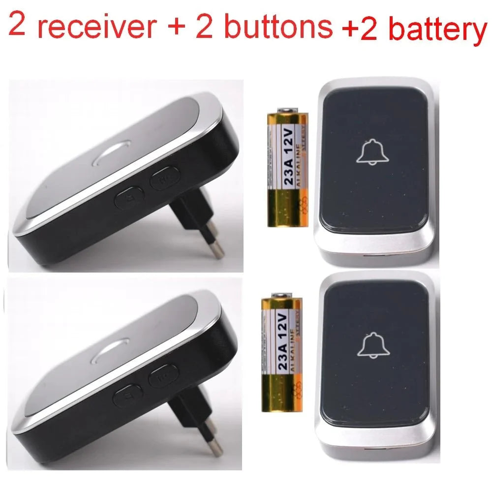 Waterproof Wireless Doorbell Battery Included Plug And Play - stepyours.com