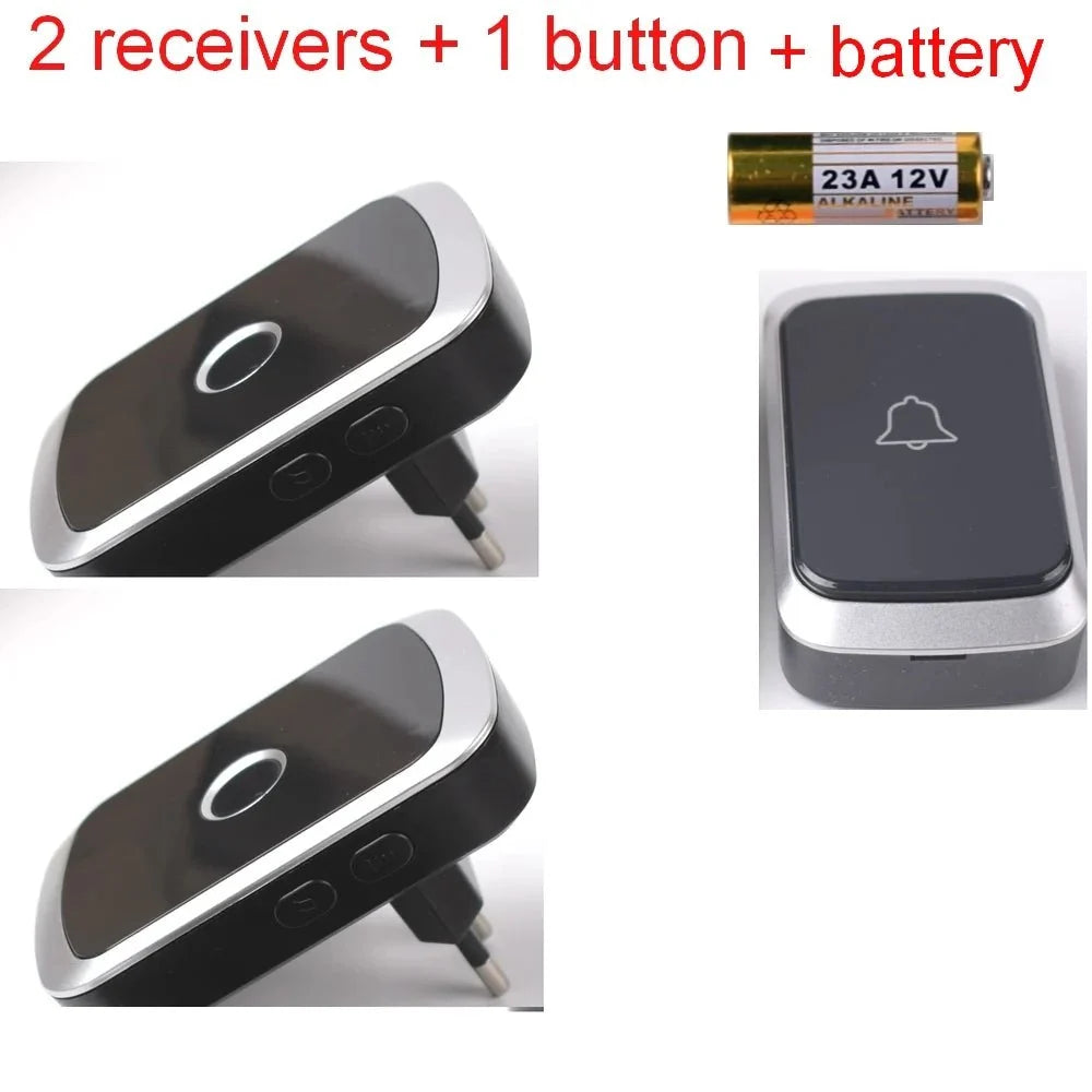 Waterproof Wireless Doorbell Battery Included Plug And Play - stepyours.com