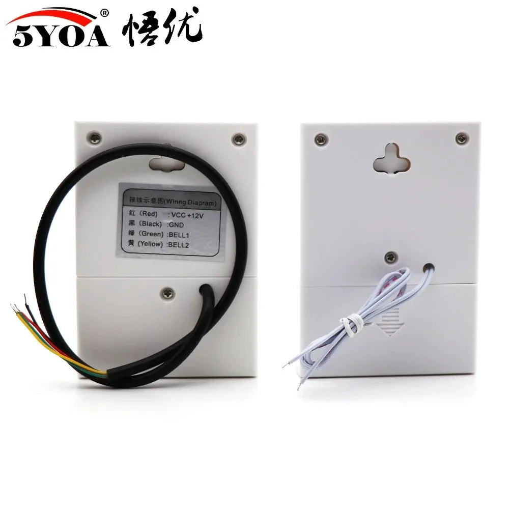 Dual Mode Doorbell Battery Or 12V Wired Easy Access Hooks - stepyours.com