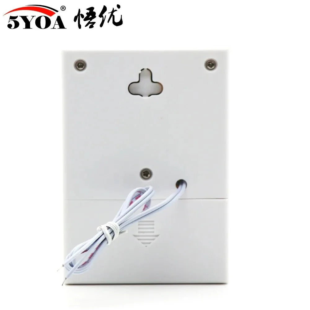 Dual Mode Doorbell Battery Or 12V Wired Easy Access Hooks - stepyours.com
