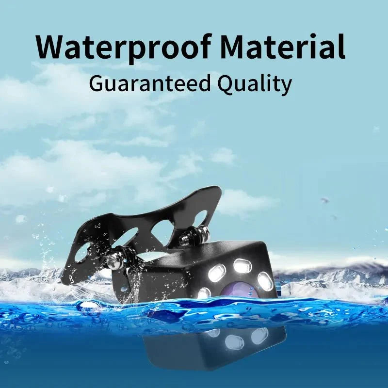 Hippcron Car Rear View Camera 8 LED Night Vision CCD Waterproof HD Video Monitor - stepyours.com