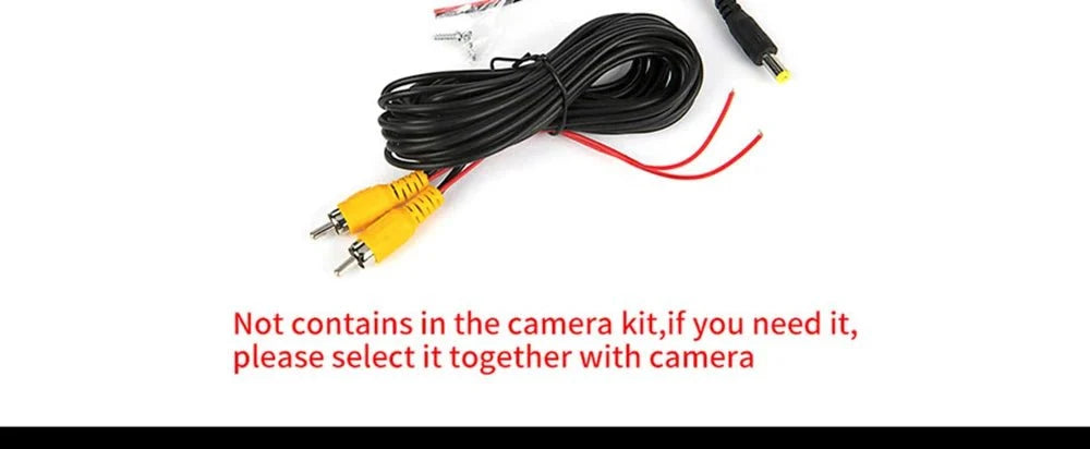 Hippcron Car Rear View Camera 4 LED Night Vision 170 Degree Waterproof CCD - stepyours.com