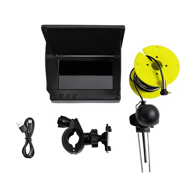 Dodosee 220 Degree Underwater Fishing Camera 1080P Night Vision LCD Fish Finder - stepyours.com