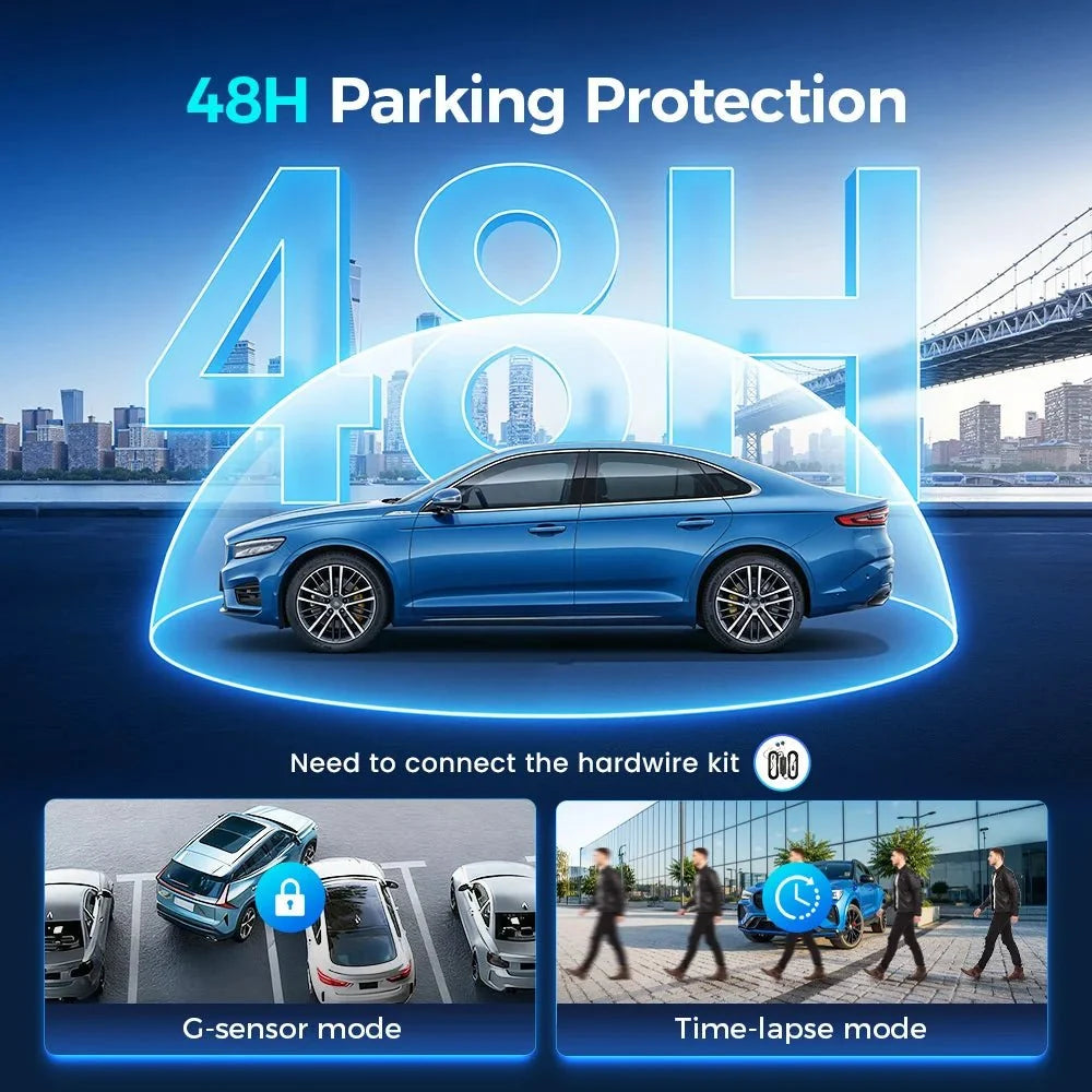 DDPAI N5 Dual 4K HDR Dash Cam Front And Rear AI Night Vision WiFi 6 GPS ADAS - stepyours.com
