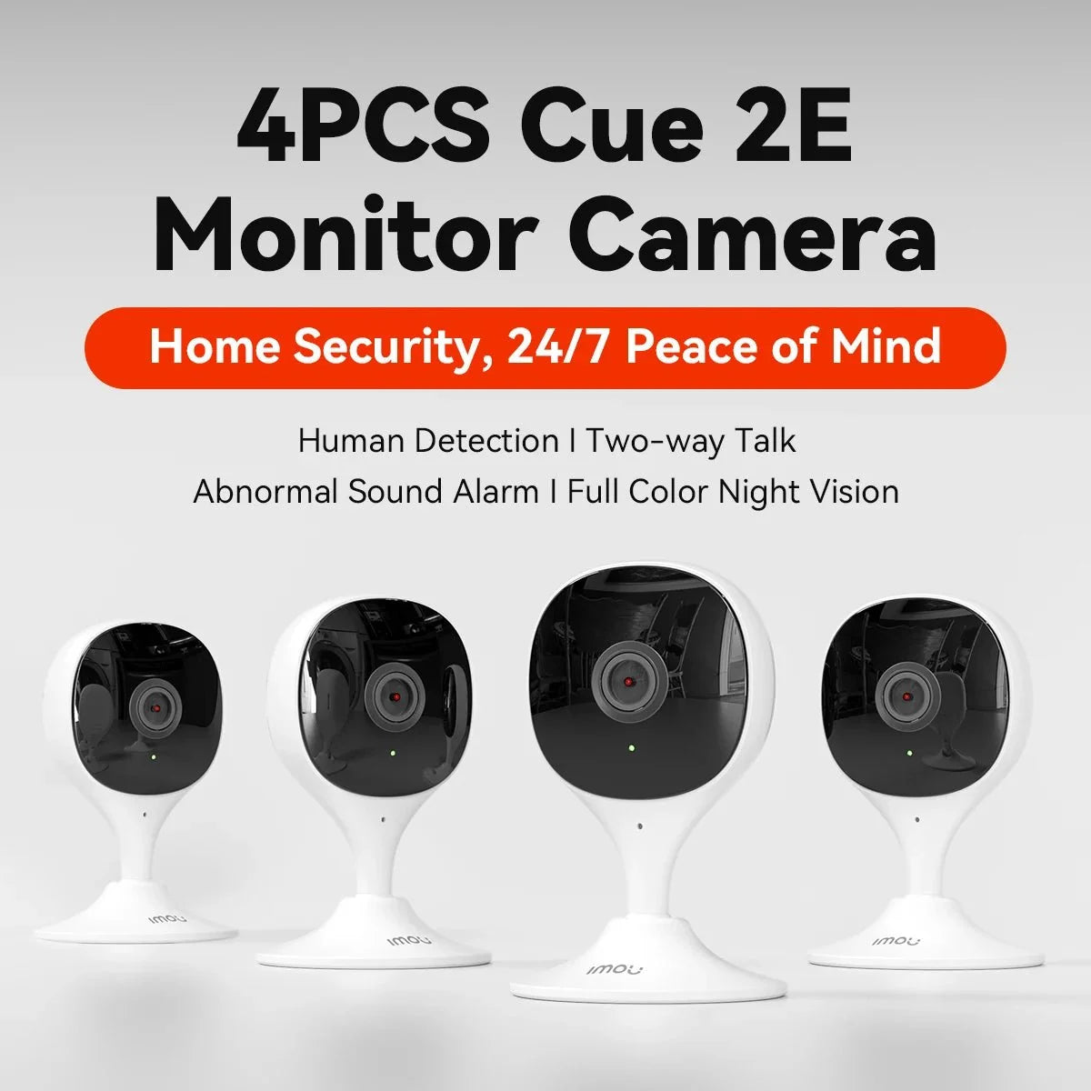 IMOU Ranger 4MP Bullet Lite Indoor Outdoor Security Camera AI Detection - stepyours.com