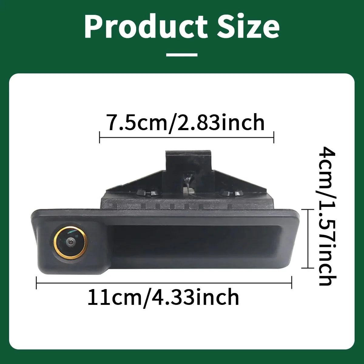 AHD 1080P Waterproof BMW Rear View Camera For E60 E39 E90 E82 X1 X5 X6 - stepyours.com