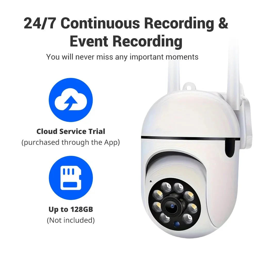 BoyKeep 2 Pack Wireless 1080P Security Cameras With Color Night Vision - stepyours.com