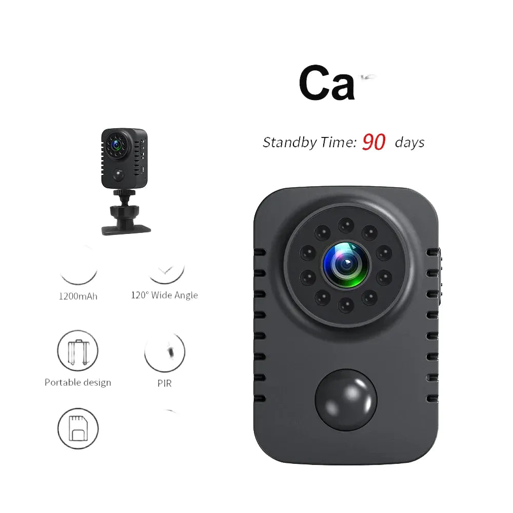 MD29 1080P Mini Cam Motion Activated Nanny Cam For Cars 8H - stepyours.com
