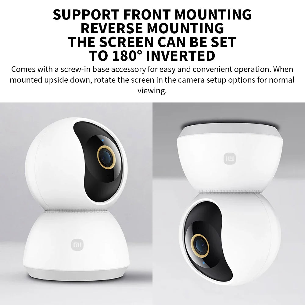 Xiaomi 360 Degree PTZ 2K AI Security Camera - Night Vision And Human Detection - stepyours.com