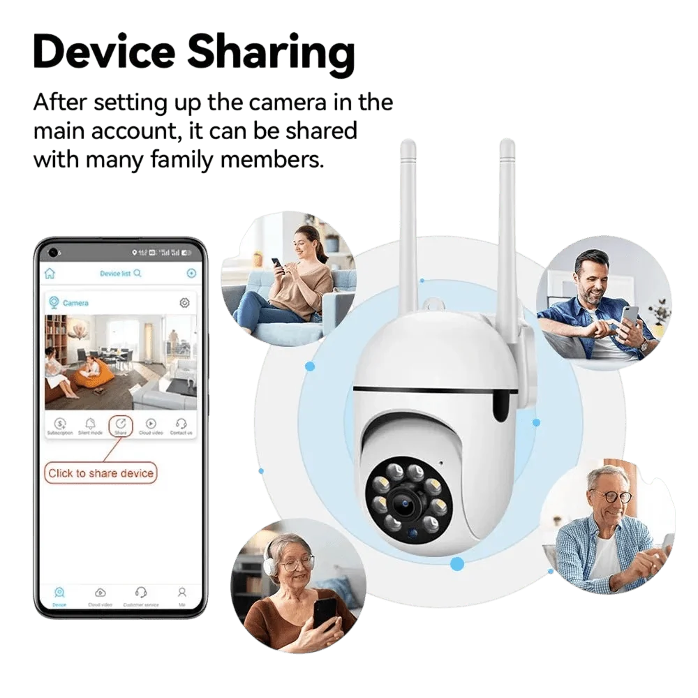 OKam Pro Indoor 8MP WiFi IP Camera - Smart Tracking And 355 Degree Pan - stepyours.com