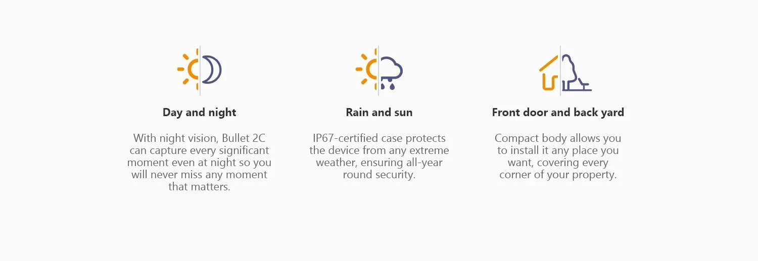 IMOU Outdoor Bullet 2C 5MP WiFi Camera Weatherproof AI Human Detection - stepyours.com