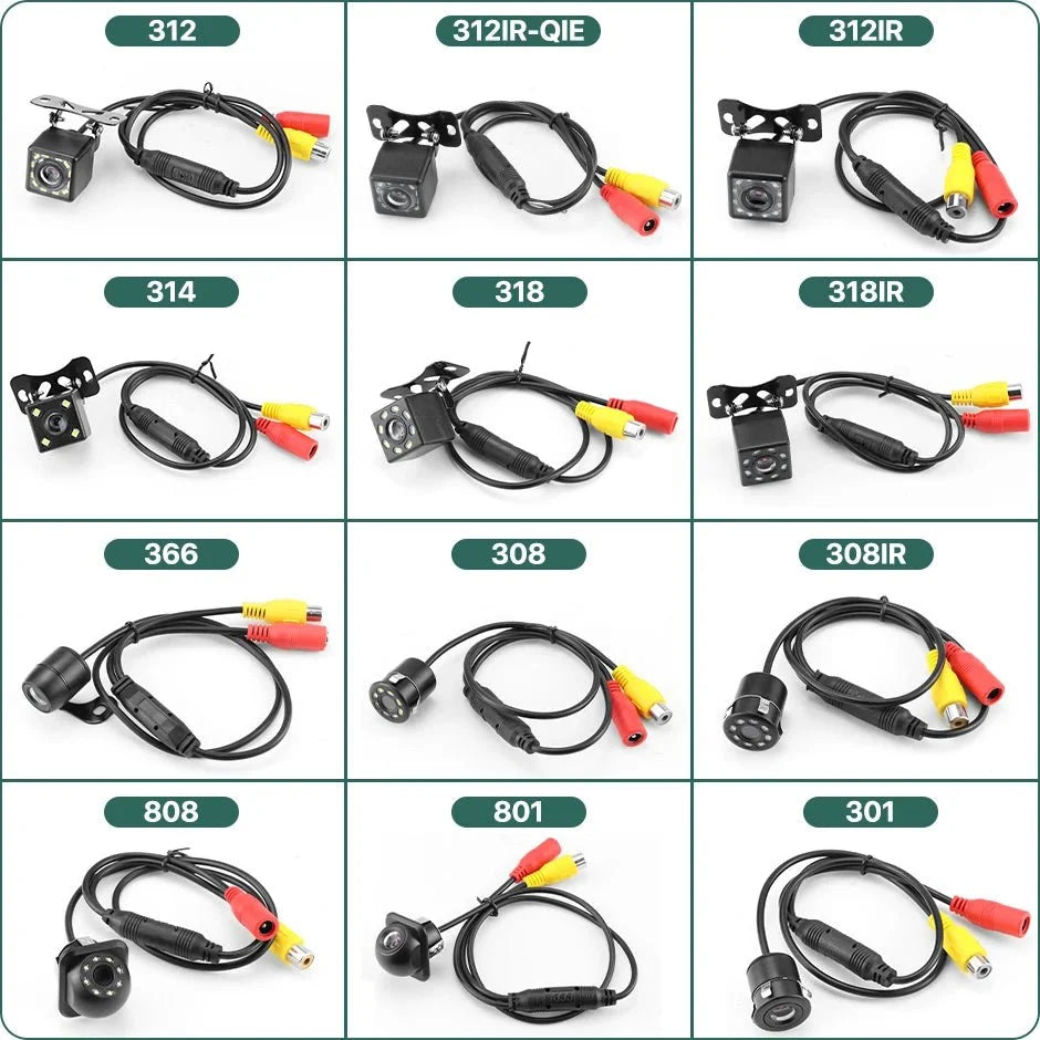GreenYi Rear View Camera With IR Night Vision Waterproof CCD For Safer Parking - stepyours.com