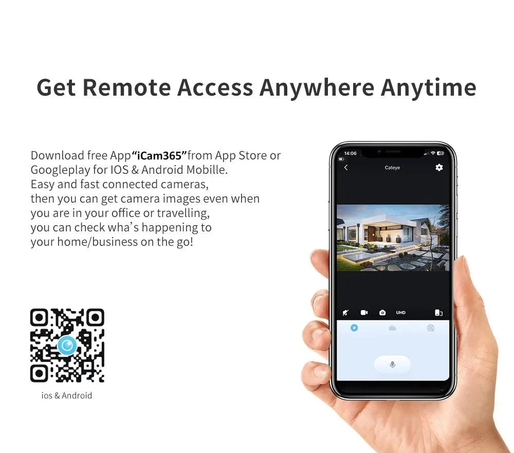 Yuezhe 3MP Door Peephole Cam With 4 Inch Screen WiFi Alerts - stepyours.com