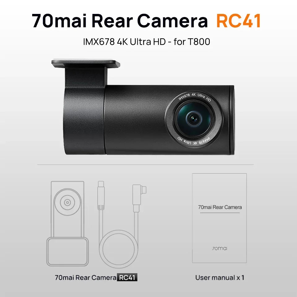 70mai Rear Camera RC Series For A800SE A510 A200 X800 T800 - stepyours.com