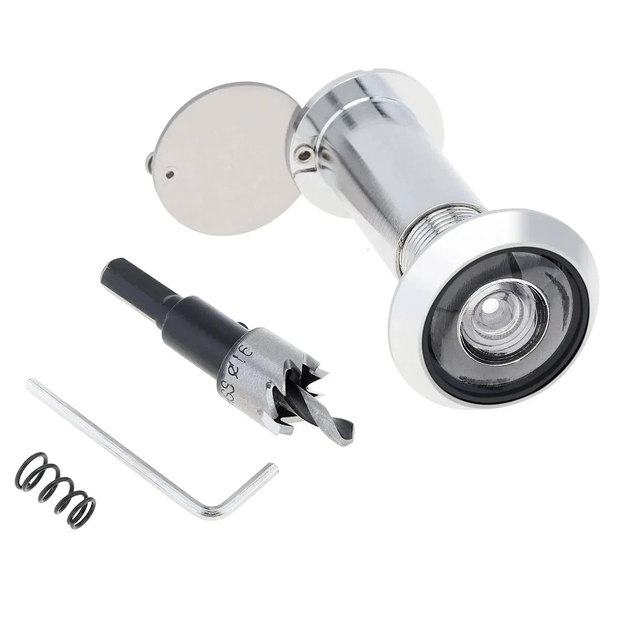 Door Viewer Peephole Set 200 Degree With 16mm Drill Bit - stepyours.com