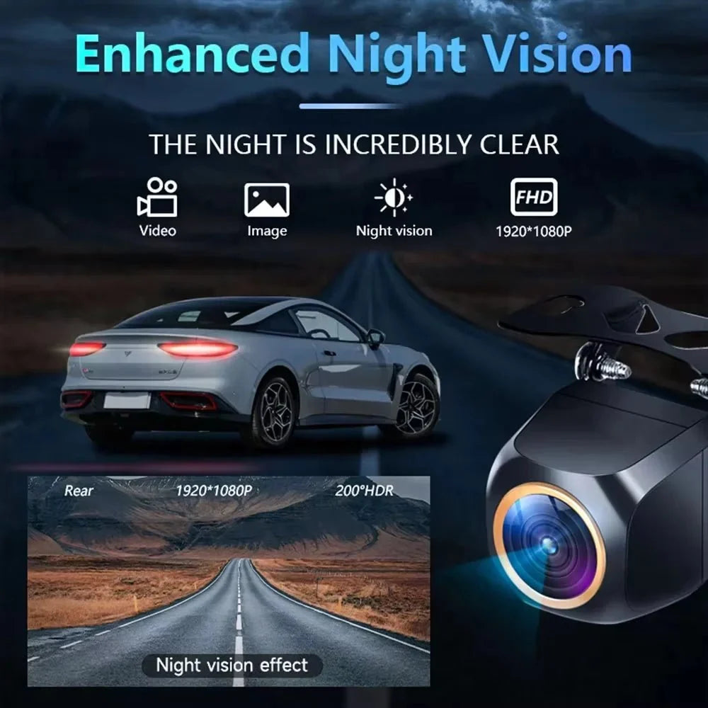 Nevegetor AHD 1080P Car Rear View Camera 170 Degree Fisheye Night Vision - stepyours.com