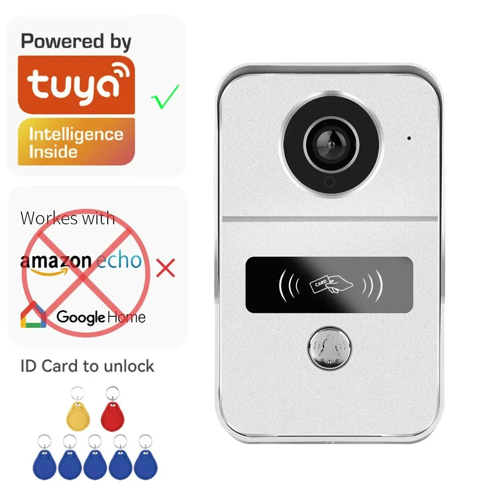 Tuya Smart 1080P Doorbell Camera With WiFi Intercom Unlock - stepyours.com