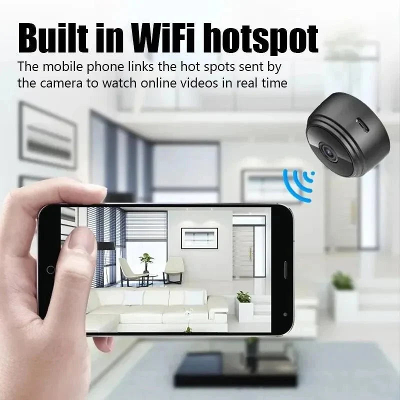A9 WiFi Mini Camera 720P Indoor Security For Home Office Infant Pet Monitoring - stepyours.com