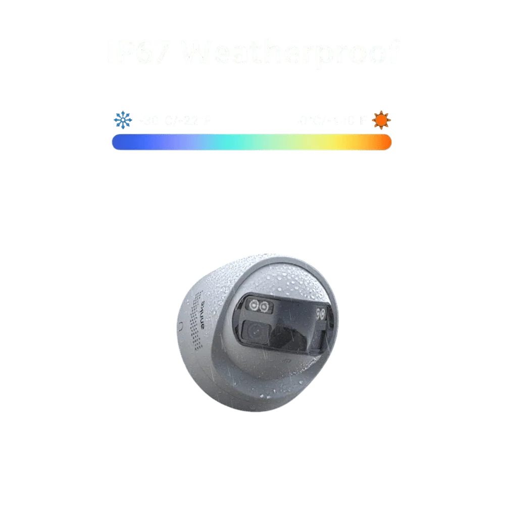 ANNKE 4K 8MP Dual - Lens Outdoor PoE Camera - 180 - Degree Wide View - stepyours.com