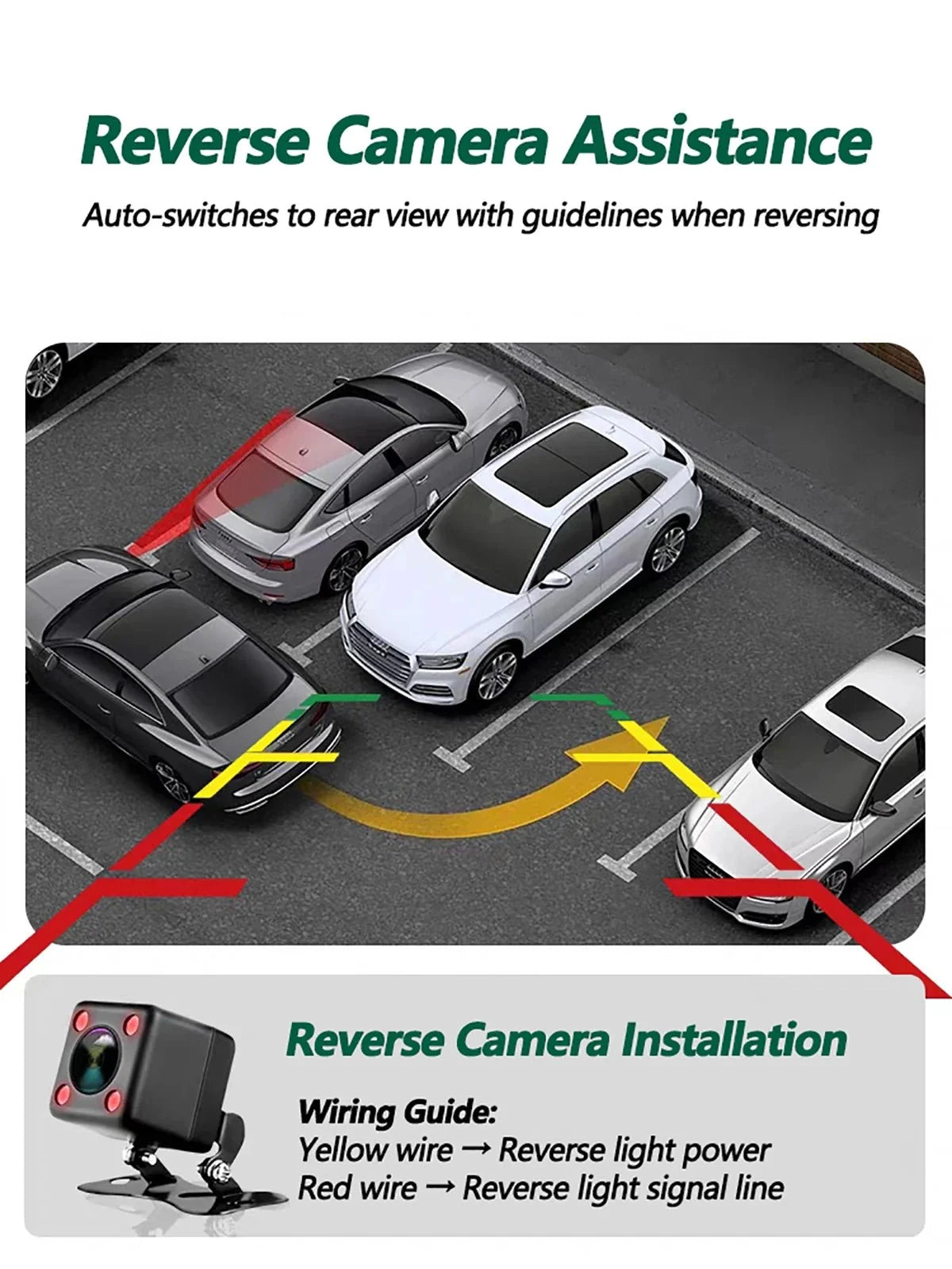 4 Channel WiFi Dash Cam DVR For Cars Front And Rear Interior 360 Parking 24h - stepyours.com