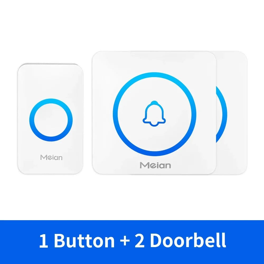 Meian Smart Wireless Doorbell IP65 Waterproof 60 Songs - stepyours.com