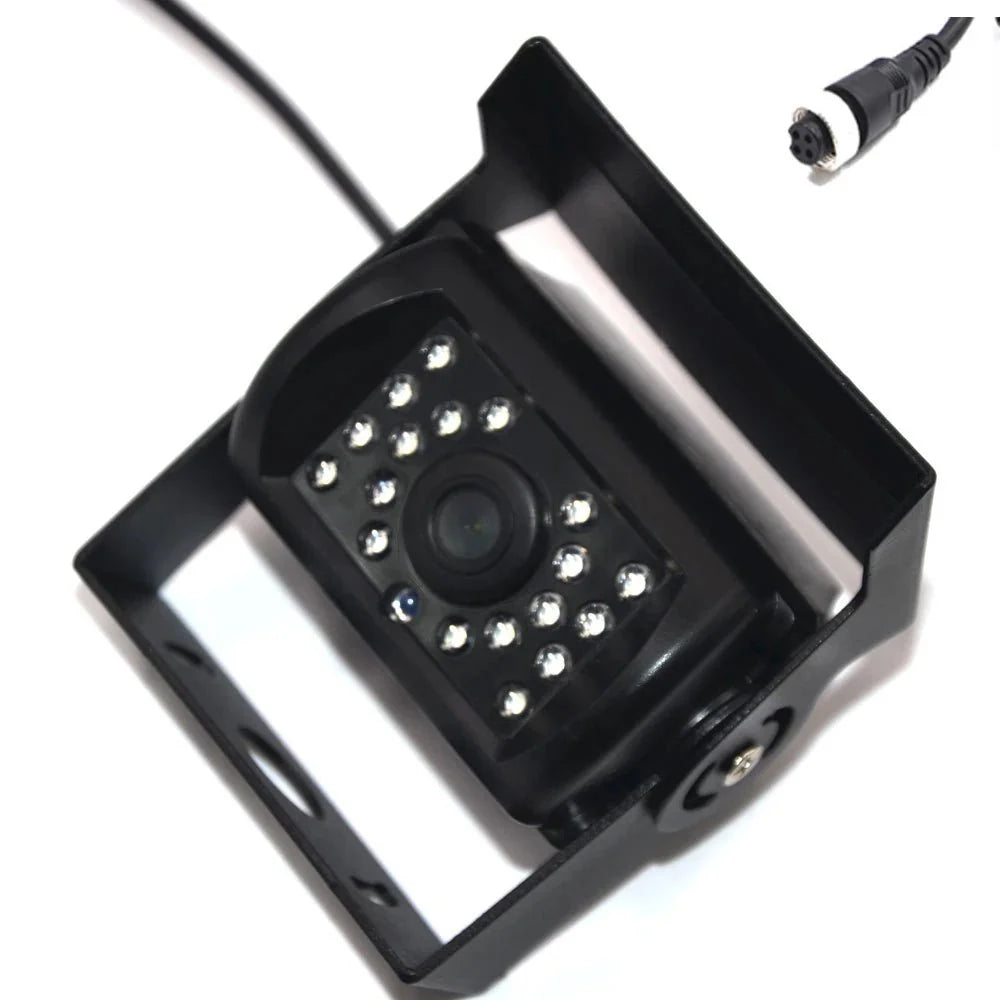 HD Parking Rear View Camera For Truck RV Trailer 18 LED Night Vision Waterproof - stepyours.com