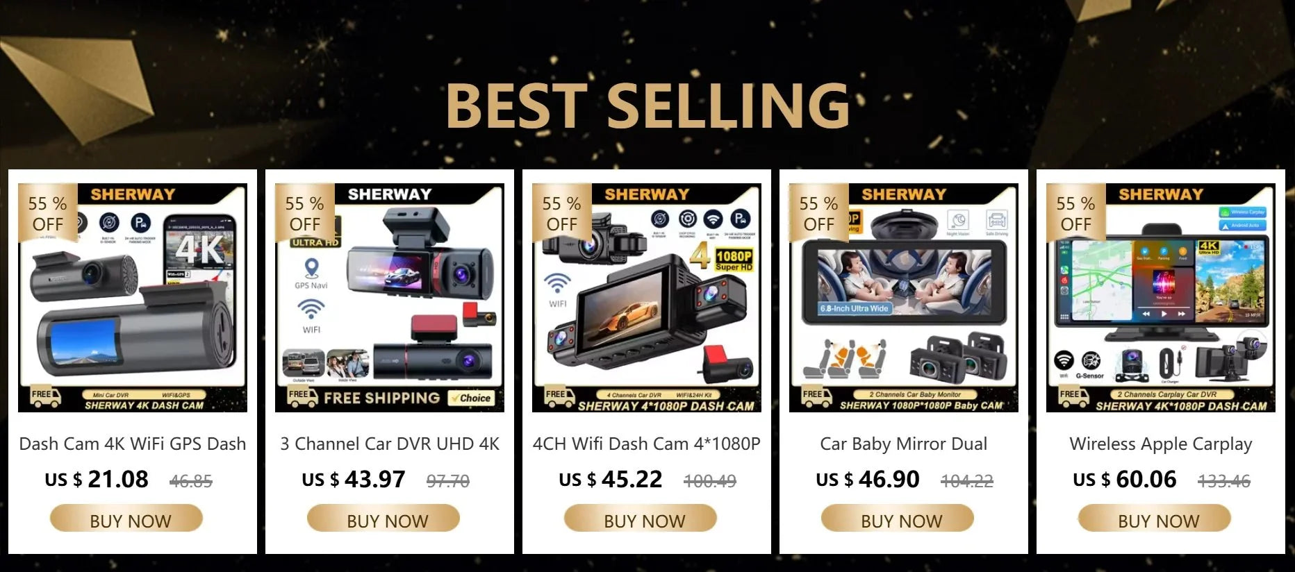 4K Dash Cam With WiFi GPS Mini Front Car DVR 24H Parking G Sensor - stepyours.com