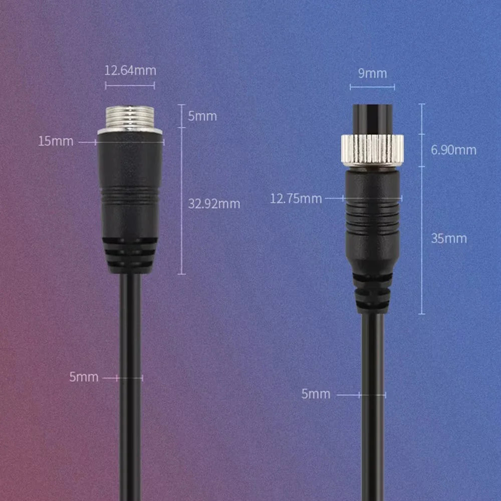 4 Pin Aviation Video Cable For Backup Cameras In RVs Trucks Buses - stepyours.com