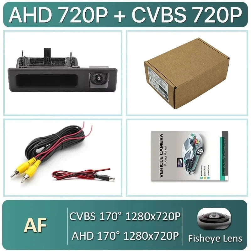 GreenYi 170 Degree 1080P HD AHD Night Vision Rear View Camera For BMW 3 Series - stepyours.com