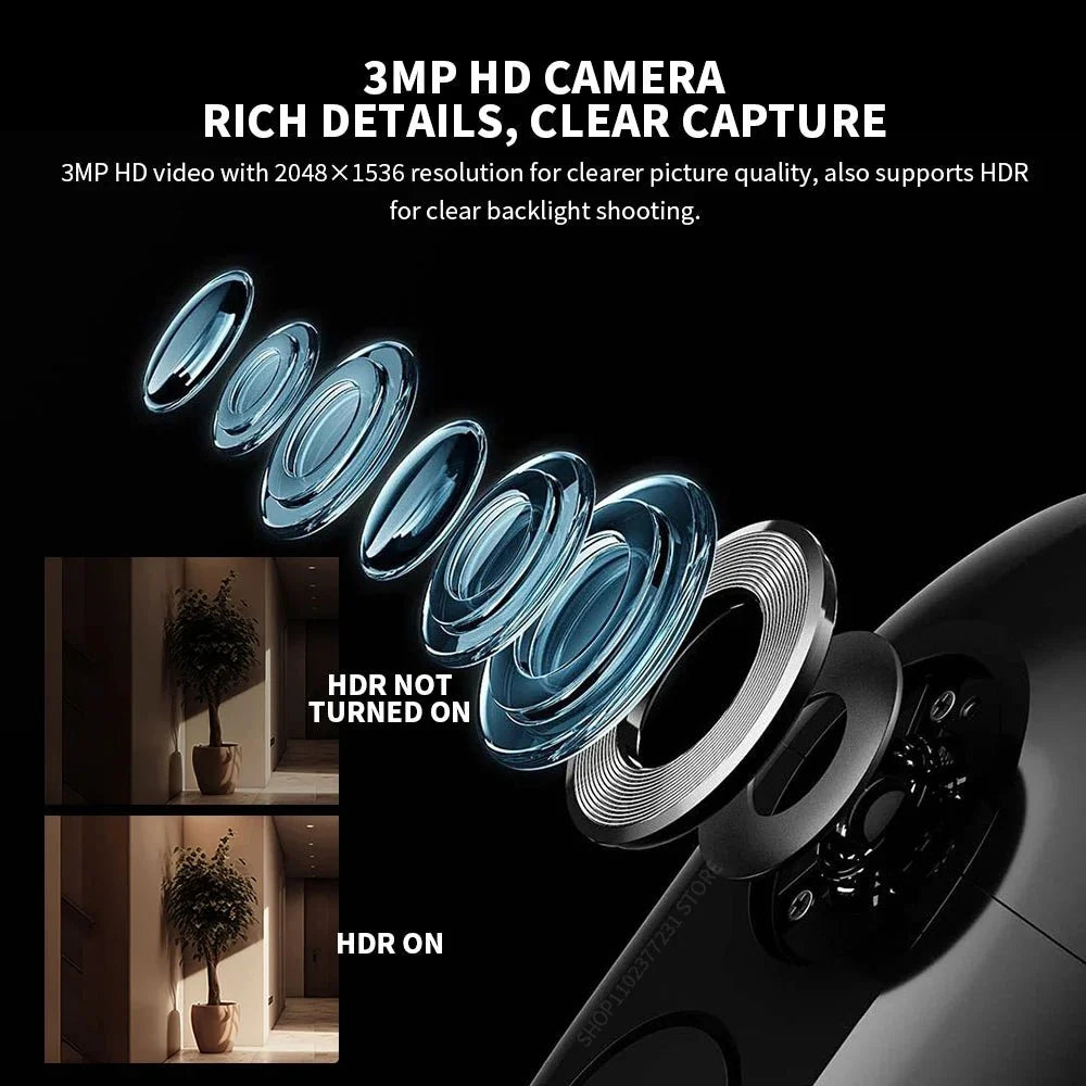 Xiaomi Smart Cat Eye 2 Doorbell Camera 3MP HD Night Vision - stepyours.com
