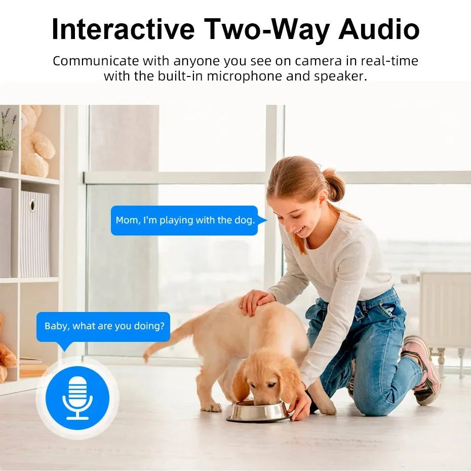Fuers 4K 8MP Indoor IP Camera WiFi With Auto Tracking - Tuya App Compatible - stepyours.com