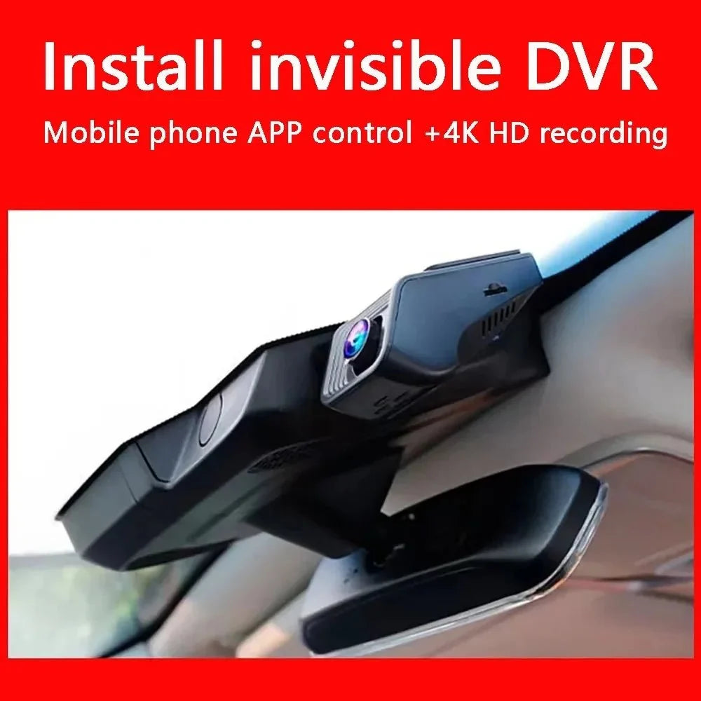 4K 2160P WiFi Car Dash Cam 24H Parking Monitor App Control For All Cars - stepyours.com