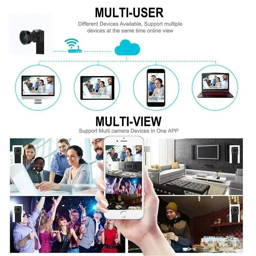 Upgraded 4K Mini WiFi Nanny Cam With Remote Motion Alerts - stepyours.com