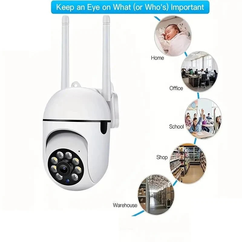 1080P HD PTZ WiFi IP Camera Outdoor Night Vision Waterproof CCTV Surveillance - stepyours.com