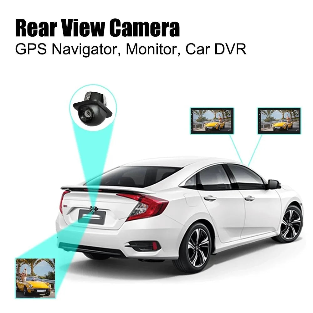 Universal Car Rear View Camera Waterproof Parking Assist For Reversing - stepyours.com