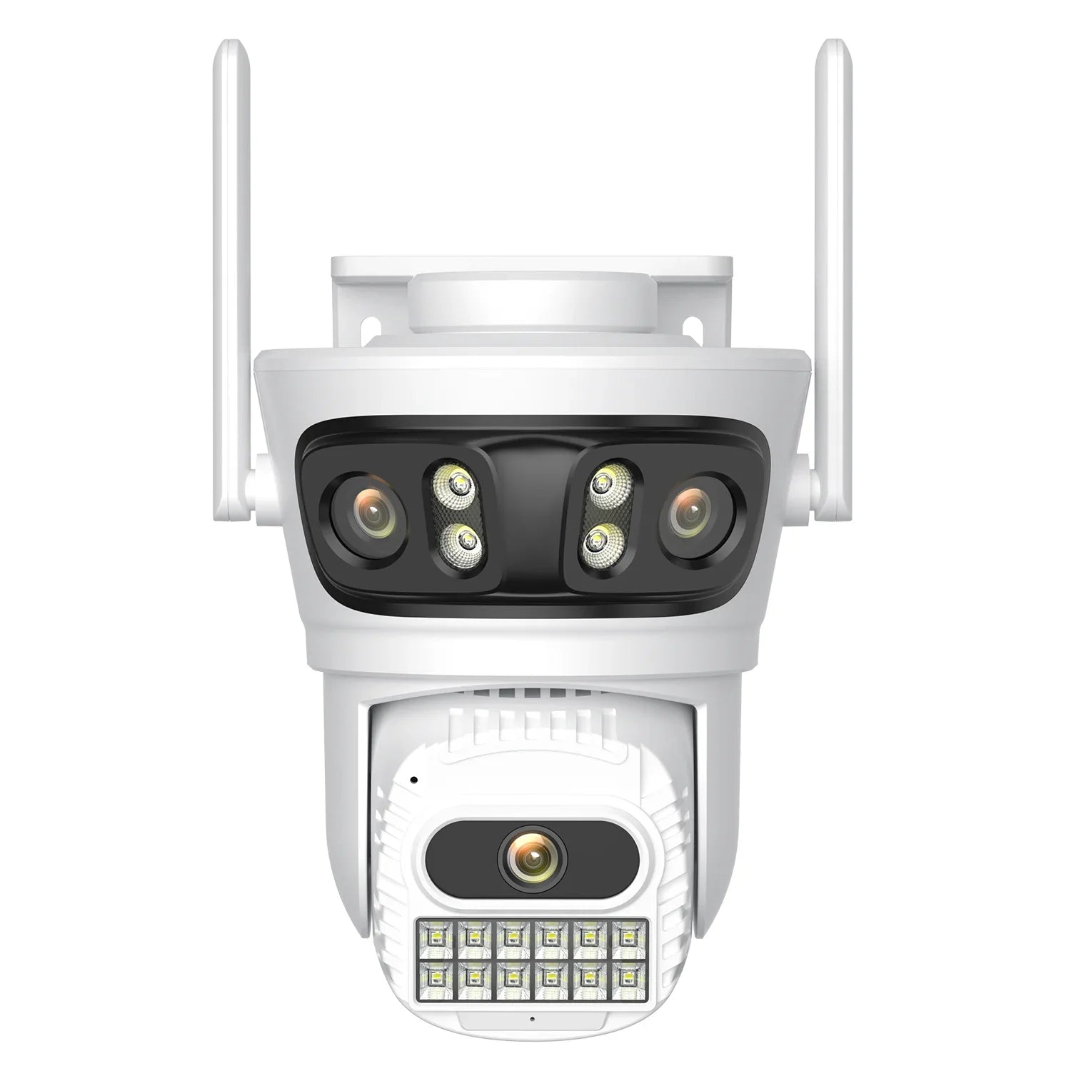 12MP Outdoor WiFi Camera - With 3 Lens PTZ AI Tracking For ICSEE App - stepyours.com