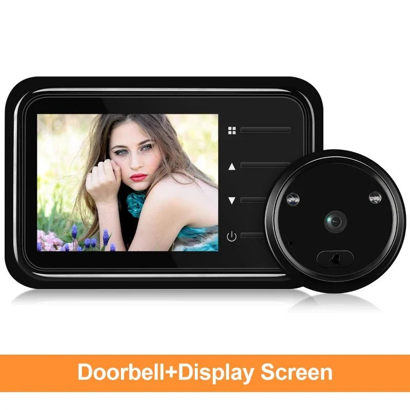 2.4 Inch LCD Peephole Doorbell Camera With IR Night Vision - stepyours.com