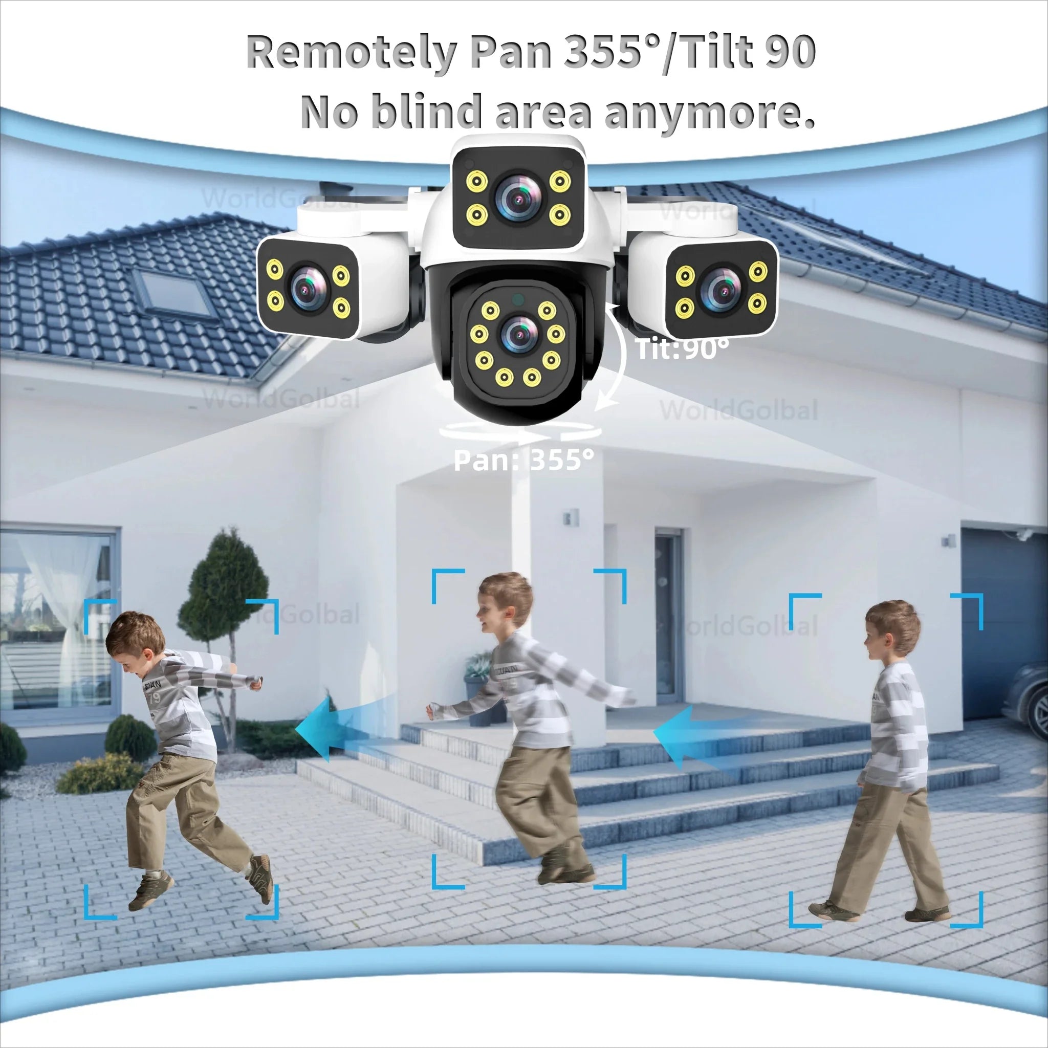 Tuya Smart 15MP 3 Lens AI Outdoor CCTV With Auto Tracking And WiFi Alarm - stepyours.com