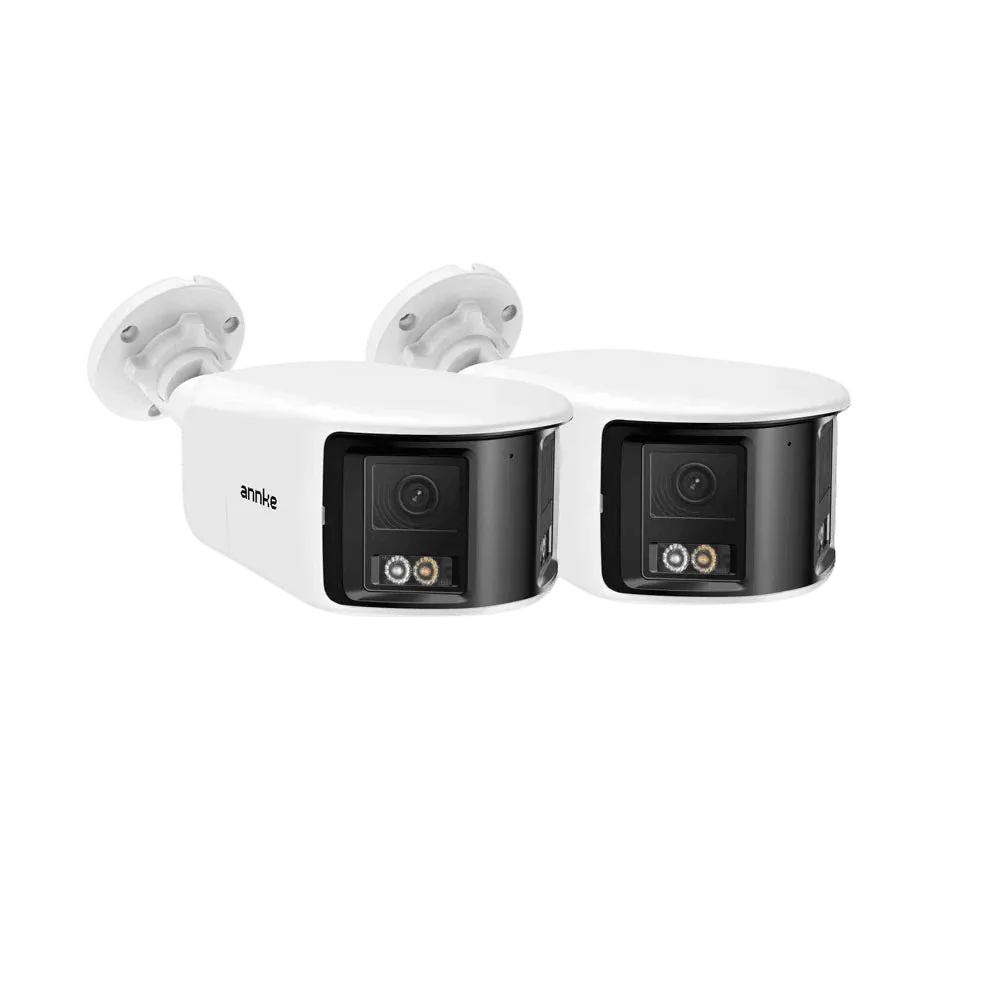 ANNKE 4K 8MP Dual - Lens Outdoor PoE Camera - 180 - Degree Wide View - stepyours.com