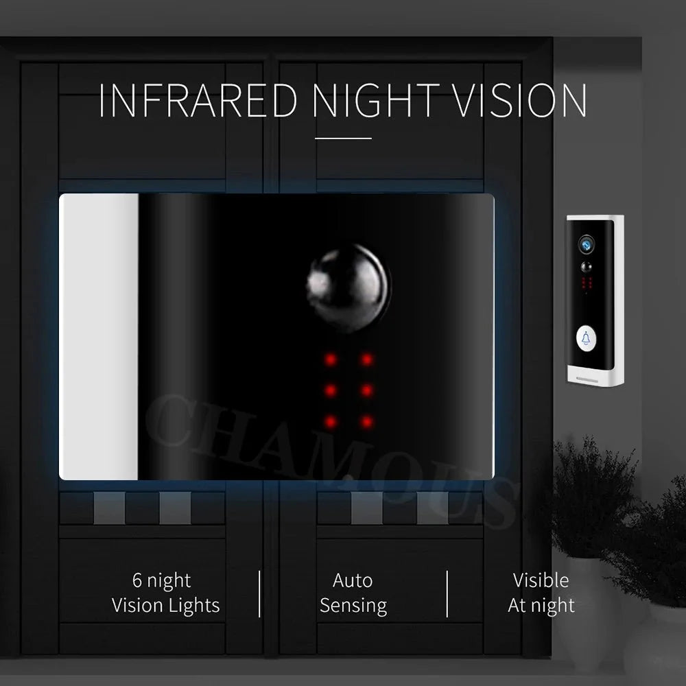 Tuya 1080P WiFi Doorbell Never Miss A Visitor Wireless Alexa - stepyours.com