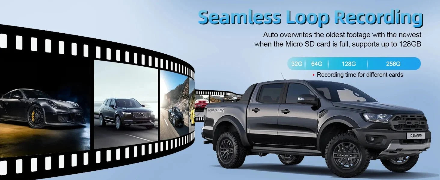 Ultra HD 4K Car Dash Cam With WIFI DVR Night Vision 24H Parking GPS - stepyours.com