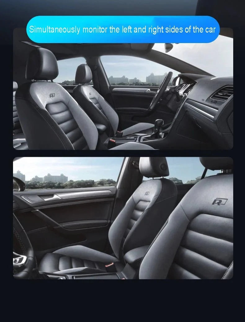 4K Quad Camera Hidden Dash Cam With App Night Vision Motion Detection Parking - stepyours.com