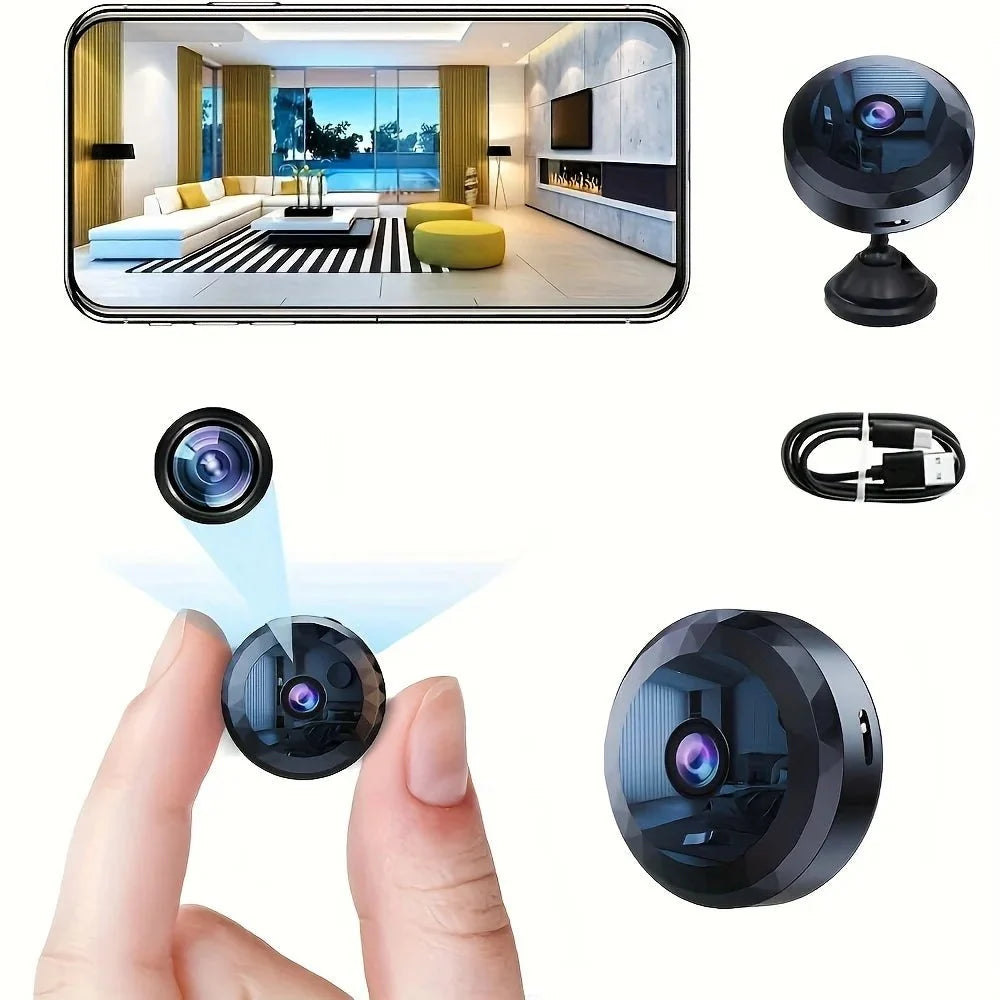 Mini WiFi 1080P Security Camera Night Vision Instant Alerts - stepyours.com
