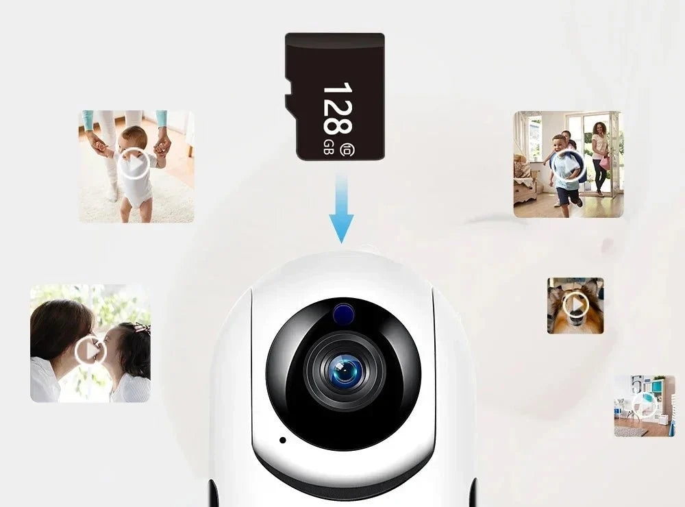 YCC365 Plus IP Camera Wireless Auto Tracking Night Vision 3MP Indoor Security - stepyours.com