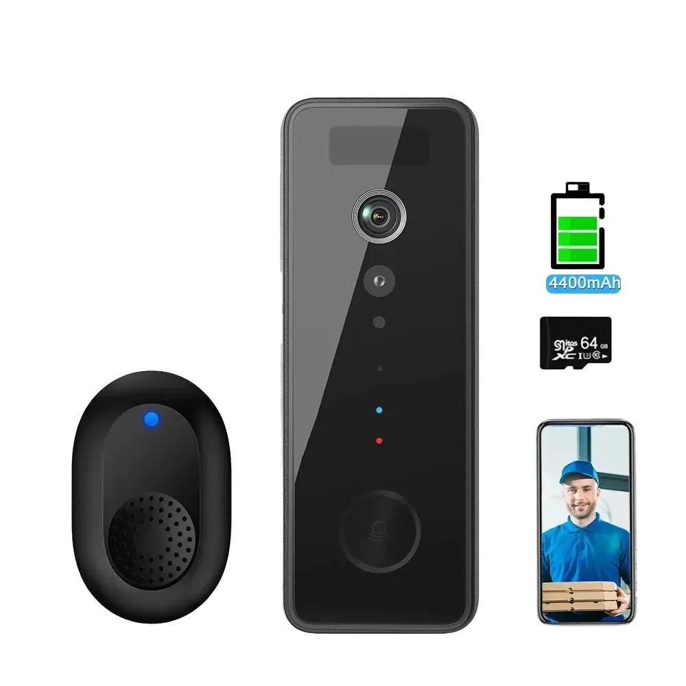 Dual Band 1080P Waterproof WiFi Video Doorbell Tuya App - stepyours.com