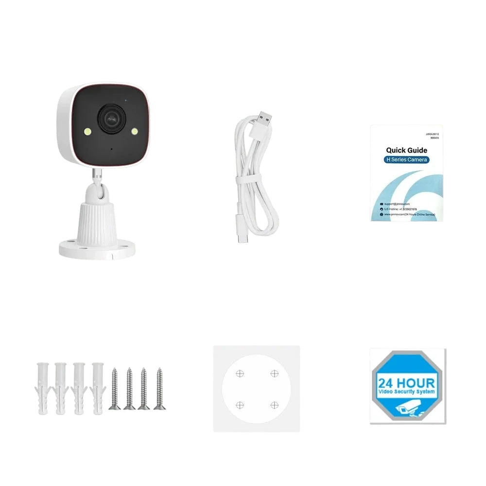 Jennov 2K HD Wireless Security Camera Color Night Vision IP66 Weatherproof - stepyours.com