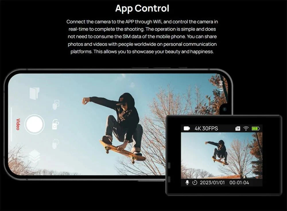SJCAM SJ4000 Air Action Camera 4K Video 30M Waterproof WiFi Sports Cam - stepyours.com